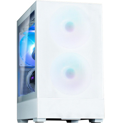 ������ MiniTower Zalman P30 AIR White (mATX, ��� ��, window, 2x140mm ARGB, rear 1x140mm, USB3.2 Type-A + USB3.2 Type-C) (Zalman P30 AIR White)