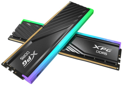 ������ DDR5 2x16GB 6000MHz A-Data AX5U6000C3616G-DTLABRBK XPG Lancer Blade RGB RTL PC5-48000 CL36 DIMM ECC 288-pin 1.35� kit dual rank Ret