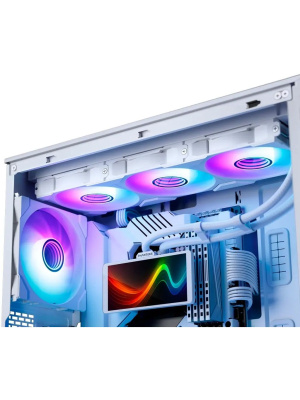 ������� �������� ���������� Phanteks Glacier One 360M25 G2 6� LCD / White / 3x120mm M25 G2 PWM ARGB Fans / PH-GO360M25G2LCD_DWT01
