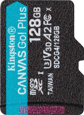 ���� ����� microSDXC 128GB Kingston SDCG4/128GBSP Canvas Go! Plus w/o adapter