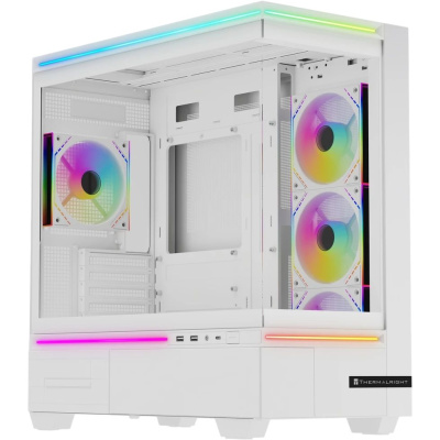 ������ Thermalright M10 White FAN4-M / TG / 4x120mm ARGB PWM Fans / USB TYPE-C / mATX  / TRTLM10WF4M