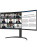 ������� LG 34WR55QK-B 34" {VA Curved 1500R 3440x1440 100Hz 5ms 300cd 3000:1 2xHDMI2.0 DisplayPort1.4 USB-C(65W PD) VESA}