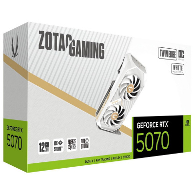 ���������� Zotac NVIDIA GeForce RTX 5070 Twin Edge White OC 12Gb (ZT-B50700Q-10P)