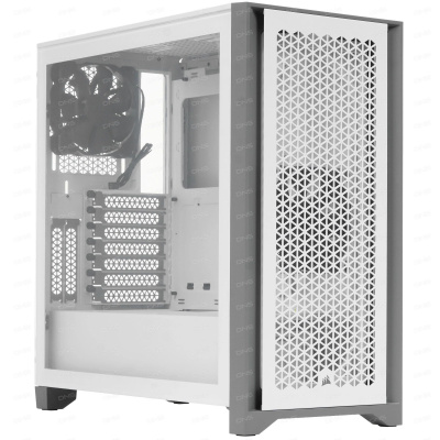 Корпус CORSAIR 4000D Airflow Tempered Glass Mid-Tower, White (CC-9011201-WW/CC-9011201-CN)