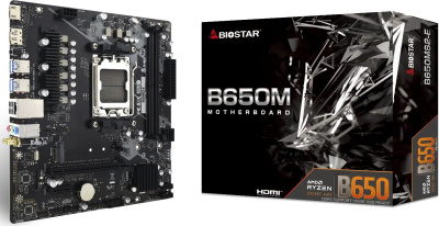 ����������� ����� Biostar B650MS2-E, SocketAM5, AMD B650, mATX, Ret