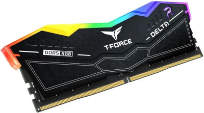 ������ ������ DDR5 TEAMGROUP T-Force Delta RGB 64GB (2x32GB) 6000MHz CL38 (38-46-46-84) 1.35V / FF3D564G6000HC38JDC01 / Black