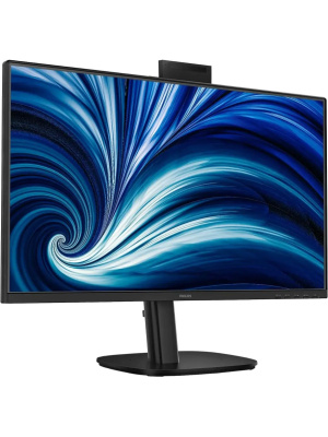 ������� Philips 27B2N3500JH 27" 2560x1440, WLED, 16:9, IPS, 350cd, 4ms, 1300:1, 50M:1, 178/178, 2*HDMI, DP, USB Hub: 4*USB3.2, Speakers, Camera 120Hz, Tilt, HAS, Swivel, Pivot, Internal, VESA, Black, 3y
