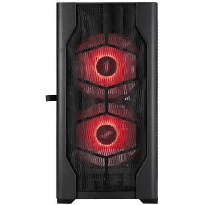 ������ 1STPLAYER DK D4-M ARGB Black / mATX / 2x140mm & 1x120mm ARGB fans / D4-M-BK-2F7-14-1F7