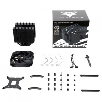 ����� ��� ���������� Thermalright Silver Soul 135 Black