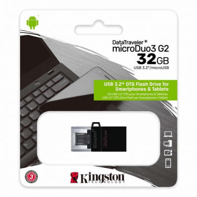 USB Flash  Kingston 32Gb  DataTraveler  microDuo USB 3.0 (DTDUO3G2/32GB)