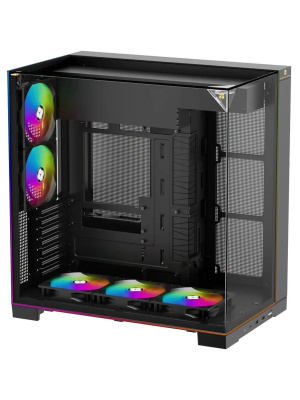 ������ Thermalright TR-A70 ARGB FAN5-C / Black / TG / 5 x120mm ARGB PWM Fans / ARGB Strip / USB TYPE-C / ATX  / TRA70AF5CB