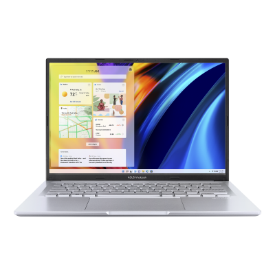  14" WUXGA Asus M1403QA-LY110 silver (AMD Ryzen 5 5600H/16Gb/512Gb SSD/VGA int/no OS) (90NB0Y11-M006W0)