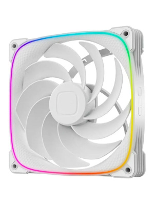 �������� ������������ (3 ��.) Geometric Future Squama 2503RW-14 Reverse White / 140mm, PWM, 2100 RPM, 71.80 CFM, 34.0 dBA, 5V ARGB / 1F2503R314100