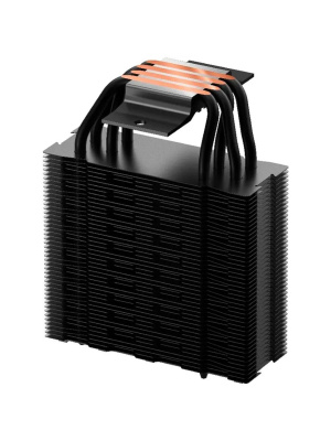 ����� XASTRA AR400 DIGITAL BK LGA1851/1700/1200/115X/AM5/AM4 (TDP 220W, 4 ����.������ , PWM FAN 120mm black , top cover with display, black heatsink ) RET