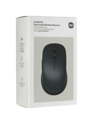 ���� Xiaomi Dual-mode Wireless Mouse 2, 1200dpi, Bluetooth / 2.4 GHz , silent, Black