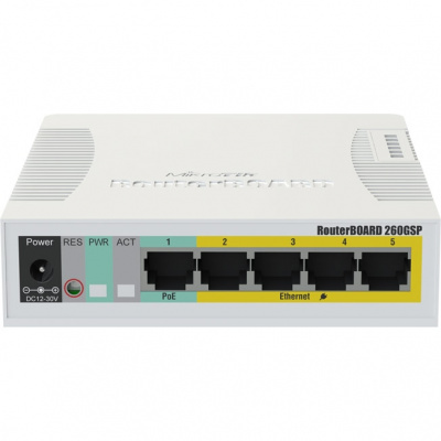 ���������� MikroTik RouterBoard RB260GSP 5xGbLAN SFP