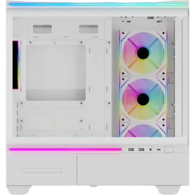 ������ Thermalright M10 White FAN4-M / TG / 4x120mm ARGB PWM Fans / USB TYPE-C / mATX  / TRTLM10WF4M