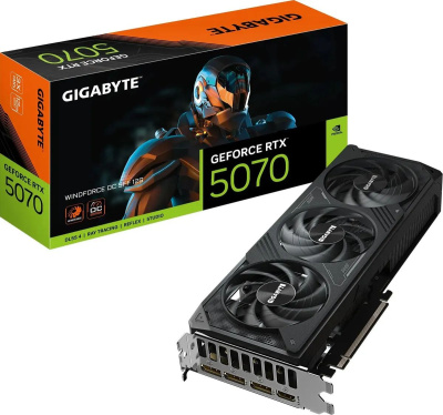 ���������� Gigabyte NVIDIA GeForce RTX 5070 Windforce OC SFF 12Gb (GV-N5070WF3OC-12GD 1.0)