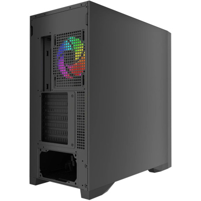 ������ Powercase ByteFlow Pro CP ARGB, Black, Non Window, Type-C, 4x 140mm ARGB PWM fans, ������, E-ATX  (CH9CLPB-A4)