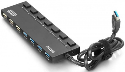 ������������ USB 3.0 GINZZU GR-388UAB 4 � USB 3.0 3 x USB 2.0 ������ 