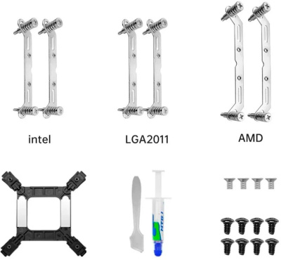 ������� �������� ���������� Bloody LC-10 ARGB Soc-AM5/AM4/1200/1700/1851 ����� 4-pin 260W Ret (LC-10-ARGB240-WH)
