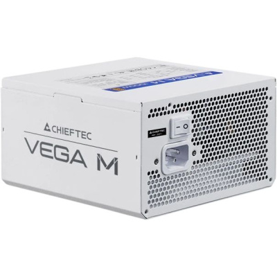 ���� ������� Chieftec Vega M White PPG-850-CW (ATX 3.1, 850W, 80 PLUS GOLD, Active PFC, 135mm fan, Gen5 PCIe, Full Cable Management, �����) Retail