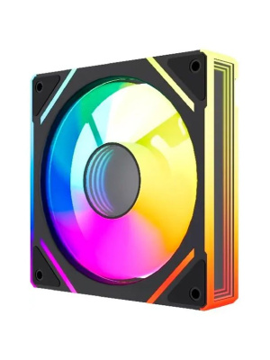 ���������� Powercase (M61-12 ARGB) Black 120x120x25�� (PWM, 4pin PWM (M+F)+ 3pin ARGB (M+F), 600-1500�10% ��/���) Bulk