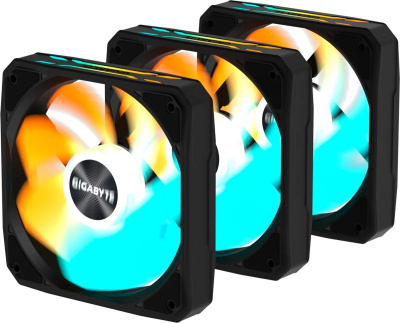 ���������� � ������ Gigabyte GBT EZRVSFAN1203 3X120mm ARGB FANs set. PWM, 3 Pin