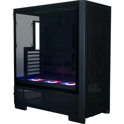 ������ XASTRA  A700 3ARGB-C10-UC Black ATX/Mesh/ 1x360mm ARGB PWM /Argb+PWM HUB 10port/ Type-C / A700-1FA36A-C10-UC