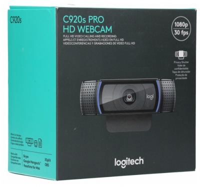 -  Logitech WebCam C920s HD Pro (960-001252)