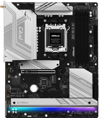 ����������� ����� ASRock B850 PRO RS WIFI, Socket AM5, AMD B850, ATX, Ret
