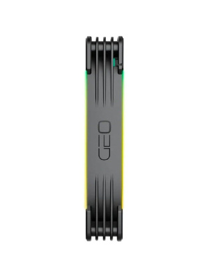 �������� ������������ (3 ��.) Geometric Future Squama 2503RB-14 Reverse Black / 140mm, PWM, 2100 RPM, 71.80 CFM, 34.0 dBA, 5V ARGB / 1F2503R314000