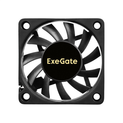 Exegate EX295223RUS ���������� 12� DC ExeGate ExtraPower EP06010S3P (60x60x10 ��, Sleeve bearing (��������� ����������), 3pin, 3000RPM, 24dBA)
