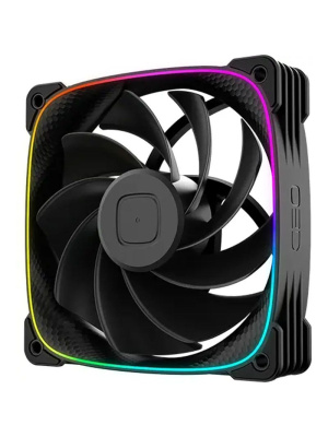 ���������� Geometric Future Squama 3003RB-12 Reverse Black 120mm / ARGB, PWM, 120x120x30 mm, 800-2250 RPM, 76.0 CFM, 36.4 dBA / 1F3003R112000