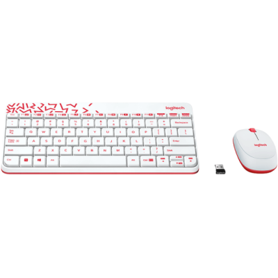 ��������: ����������+���� Logitech MK240 Wireless Combo Nano White (920-008160)