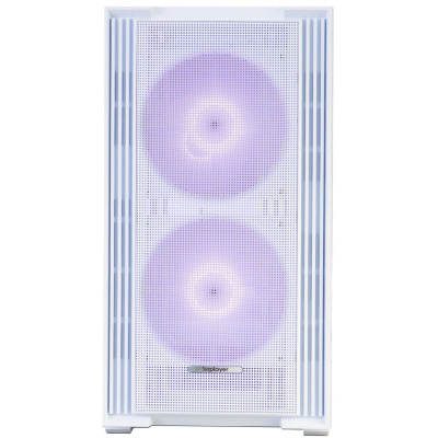 ������ 1STPLAYER AU6 ARGB White / mATX / 2x140mm & 3x120mm ARGB fans / AU6-WH-2FA7-14-W-2FA7R-W-1FA7-W