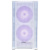 ������ 1STPLAYER AU6 ARGB White / mATX / 2x140mm & 3x120mm ARGB fans / AU6-WH-2FA7-14-W-2FA7R-W-1FA7-W