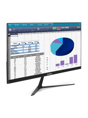 ������� ExeGate 24.5" SmartView EH1500TA {IPS 1920x1080 75Hz 3-5ms 16:9 250cd 1000:1 Speakers audio-out D-Sub HDMI DisplayPort USB} [EX300410RUS]