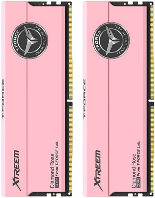 ������ ������ DDR5 TEAMGROUP T-Force Xtreem 32GB (2x16GB) 7600MHz CL36 (36-45-45-84) 1.40V / FFPD532G7600HC36FDC01 / Pink