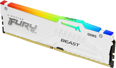 ������ DDR5 32GB 5600MHz Kingston KF556C36BWEA-32 Fury Beast White Expo RTL PC5-44800 CL36 DIMM 288-pin 1.25� kit single rank Ret