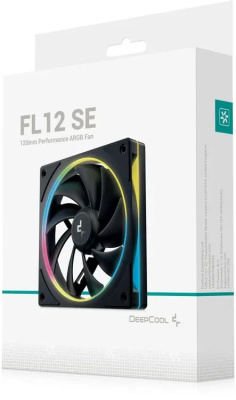 ���������� ��� ������� Deepcool FL12 SE ARGB 120�120x25 ������ 4-pin 28.67�� (����.:1��) (R-FL12SE-BKAPN1-G) Ret