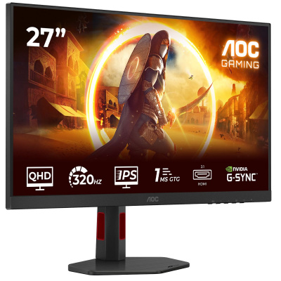 ������� 27" AOC Q27G4SRU IPS, 2560x1440, 320Hz, 0.5 ms, Black