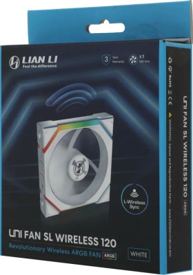 ���������� ��� ������� Lian-Li Uni Fan SL Wireless 120 ARGB ����� 4-pin (G99.12SL1W1W.R0) Ret