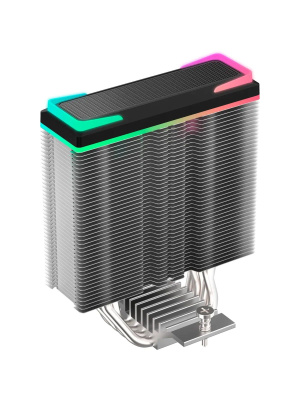 ����� Ocypus Delta A40 SE BK Dual Fan ARGB, 2x120mm ARGB FAN, Top ARGB Panel, 4 HEAT PIPES, 4-PIN PWM, 800-1800 RPM, 31DBA, HYDRO BEARING, LGA115X/1200/1700/18XX, AM4/AM5