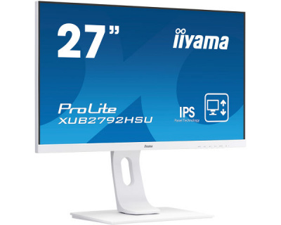  Iiyama 27" ProLite XUB2792HSU-W1  1920x1080 IPS LED 75 4ms VGA HDMI DisplayPort USB