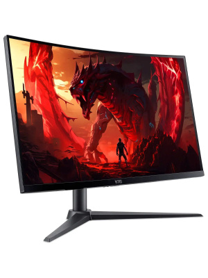������� ACER Nitro XZ270UX6bmiiphx 27", ZeroFrame, Curved 1500R, Black, 16:9, VA, 2560x1440, 1 / 0,5 (GTG, Min.)ms, 250cd, 220Hz, 2xHDMI(2.1) + 1xDP(1.4) + SPK + Audio Out, Speakers 2Wx2, sync: FreeSync Premium, hdr: HDR 10, hadj 120, Vesa:75x75