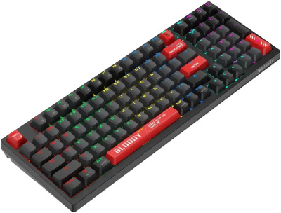 ���������� A4Tech Bloody WS98 Black ������������ (BT/Radio), ������������, ������������� BLMS Red Plus, �������� ����, ��������� ������, USB