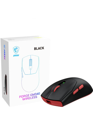 ����� MSI FORGE GM340 W BLACK USB OPTICAL GAMING ������