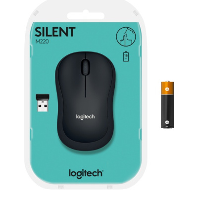 ���� ������������ Logitech M220 Silent Charcoal (910-004895)