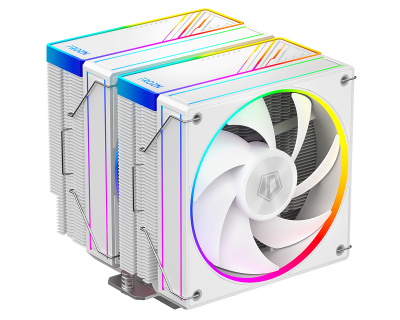 ����� ID-COOLING FROZN A620 ARGB WHITE LGA1700/1200/115X/AM5/AM4 (TDP 270W, PWM, ������, 6 ����.������ + ������ ����, ARGB FAN 120mm, �����) RET